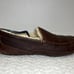 Authentic UGG Men’s Moccasin Brown Leather 5379 Ascot Slippers - USA Size 11
