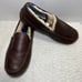 Authentic UGG Men’s Moccasin Brown Leather 5379 Ascot Slippers - USA Size 11