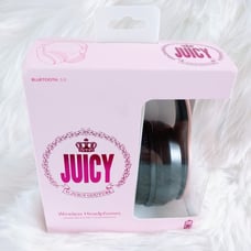 Juicy Couture Foldable Wireless Headphones Rose Gold Black