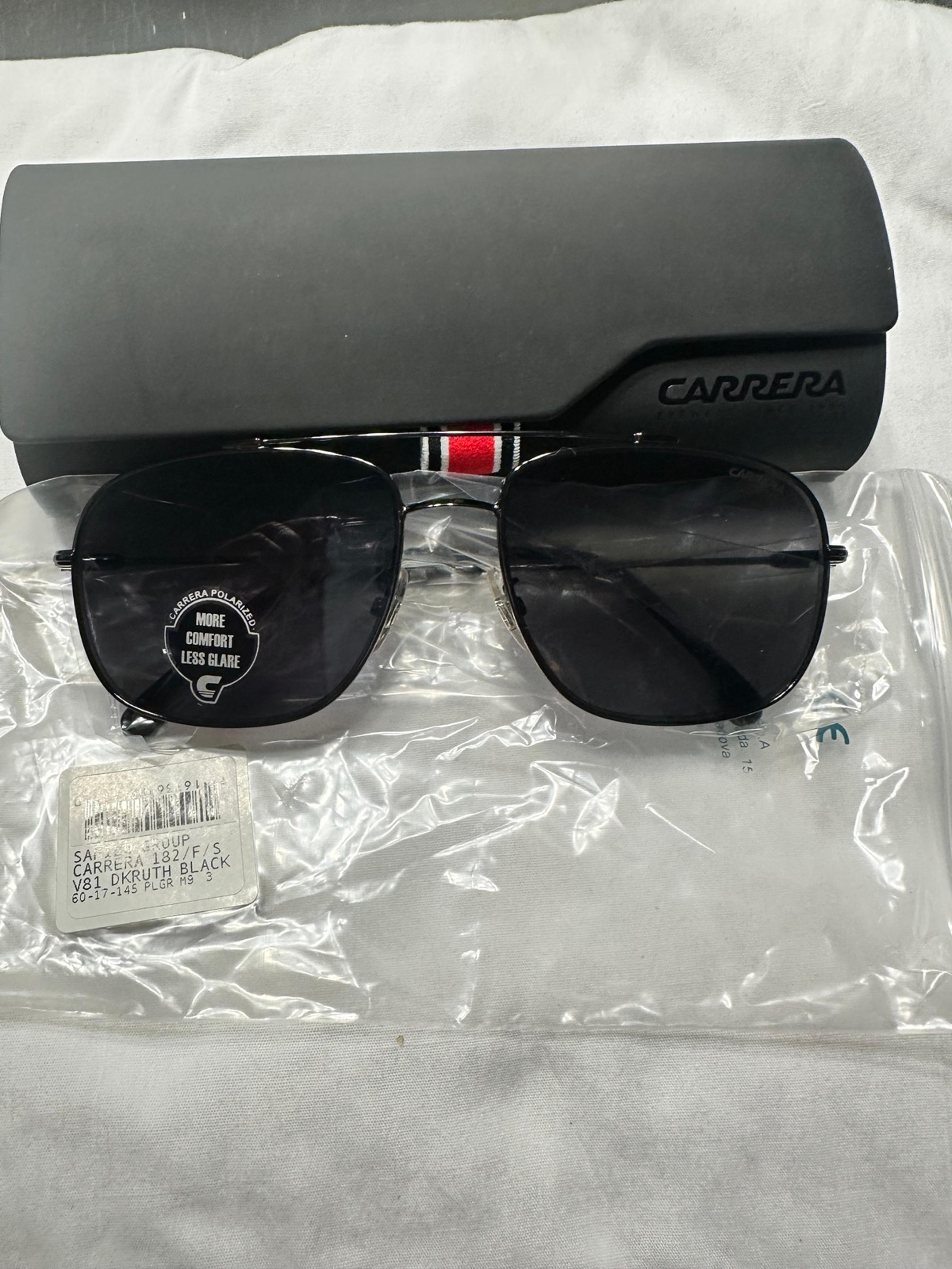 Carrera CA182FS V81 Ruthenium Black/ Grey Polarized Lens Men Sunglasses