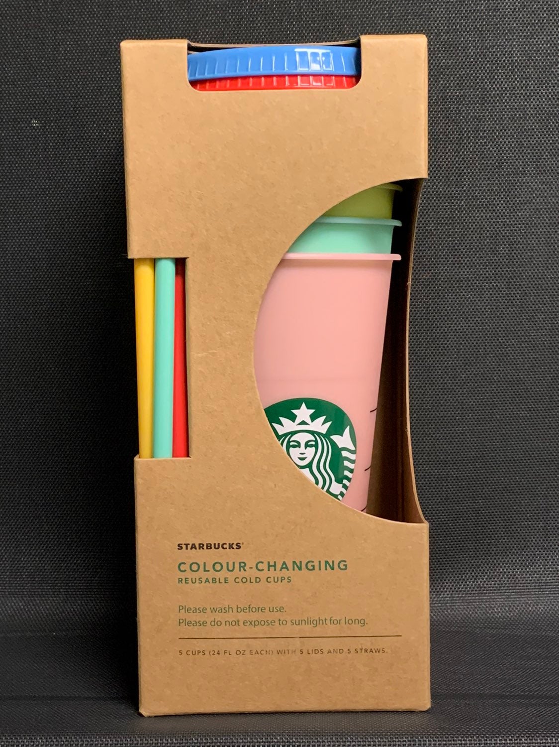Starbucks color changing cups
