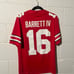 New Nike OSU Ohio State University Buckeyes JT Barrett IV #16 Swoosh Jersey S
