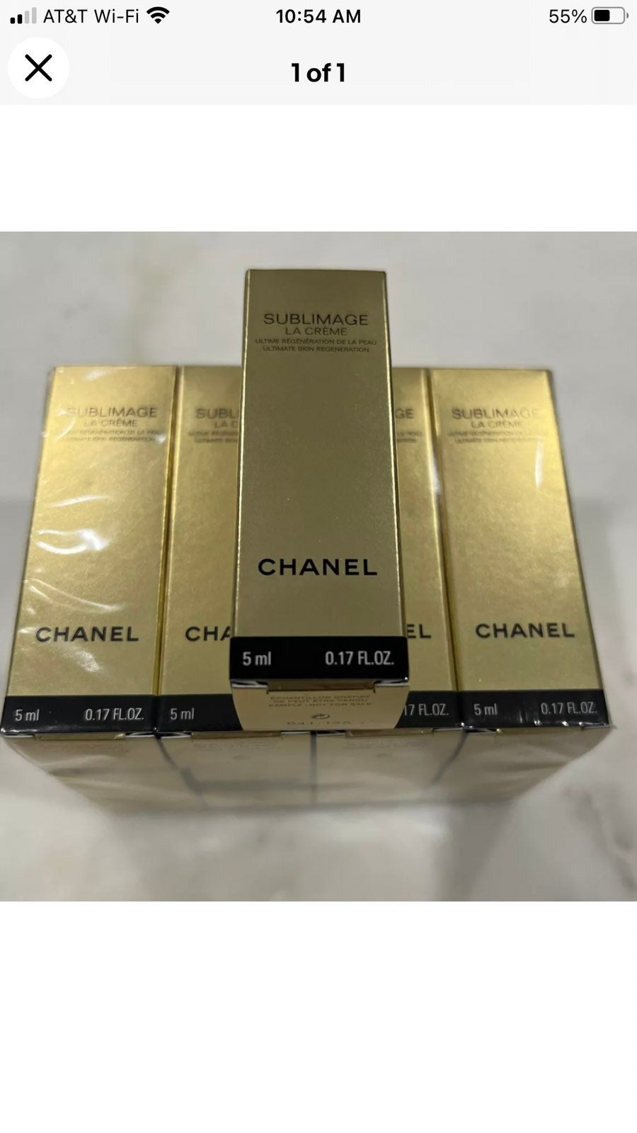 500 VALUE!!! 12 x Chanel Sublimage La Creme 0.17oz /5ml each