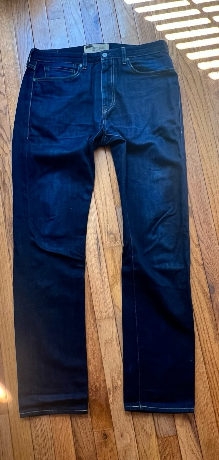 Levi’s made and crafted Tack slim dark wash indigo selvedge denim size 36