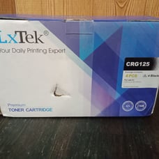 LxTek Toner Cartridge 4-Pack Replacement for CRG125 (Black)