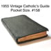 1955 Vintage Catholic’s Guide Manual Pocket Bible #158 Religious Book