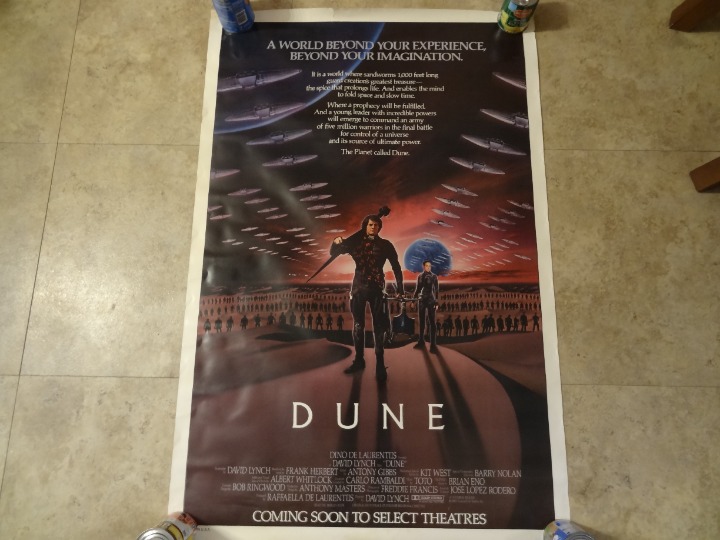 Original 1983 DUNE Rolled Movie Poster 27 x 41 UNIVERSAL PRINTED IN USA