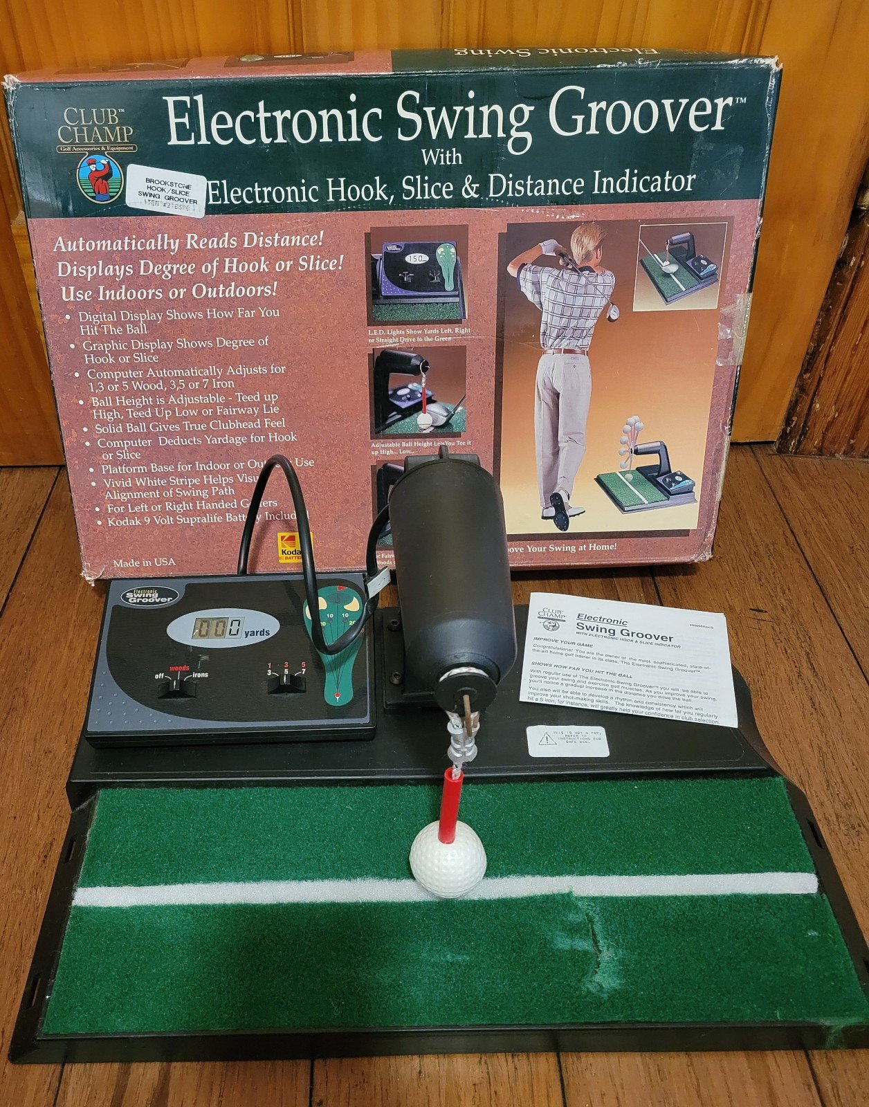 Club Champ Electronic Swing Groover Golf Coach & Analyzer