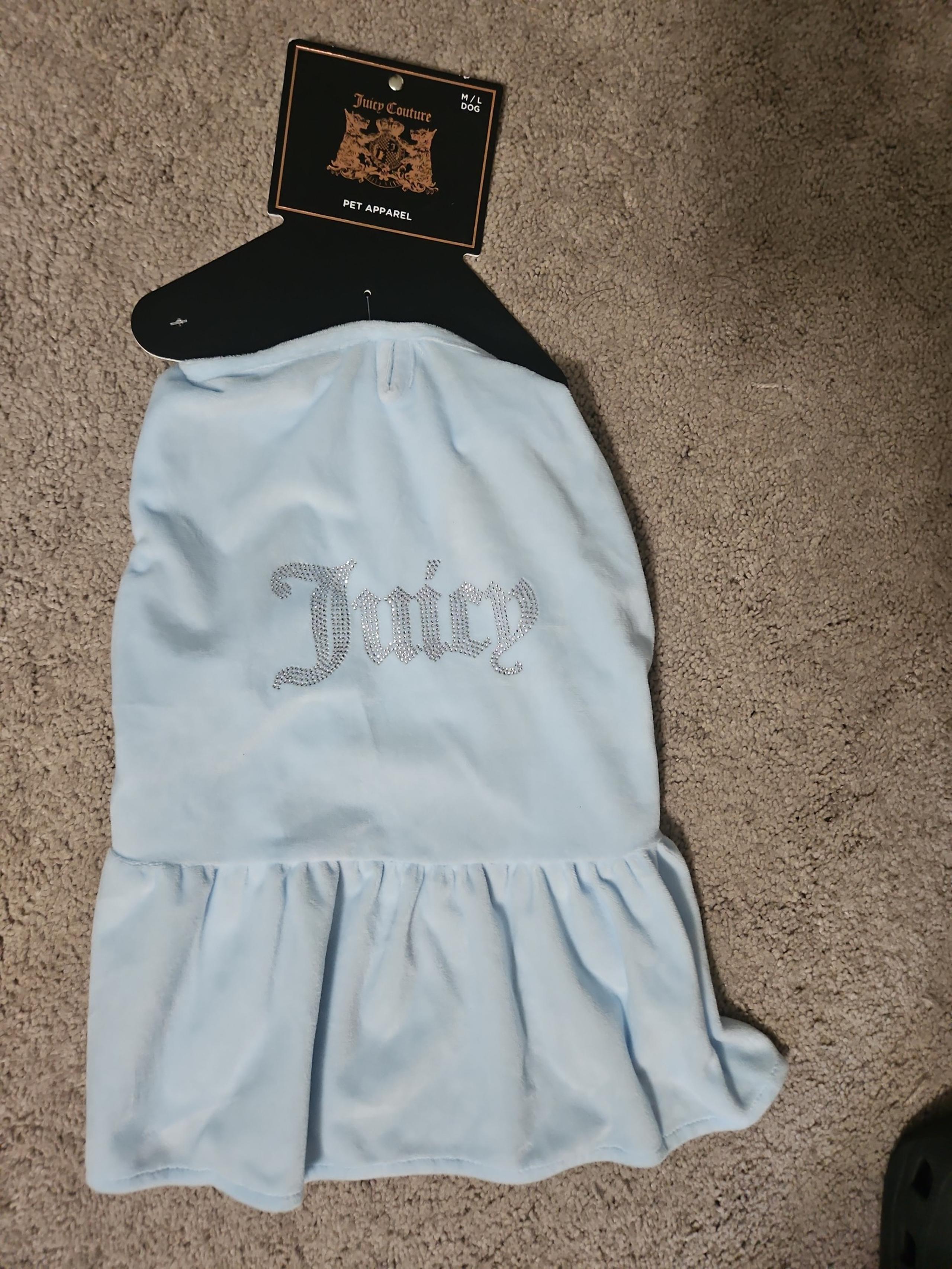Juicy couture dog dress M/L