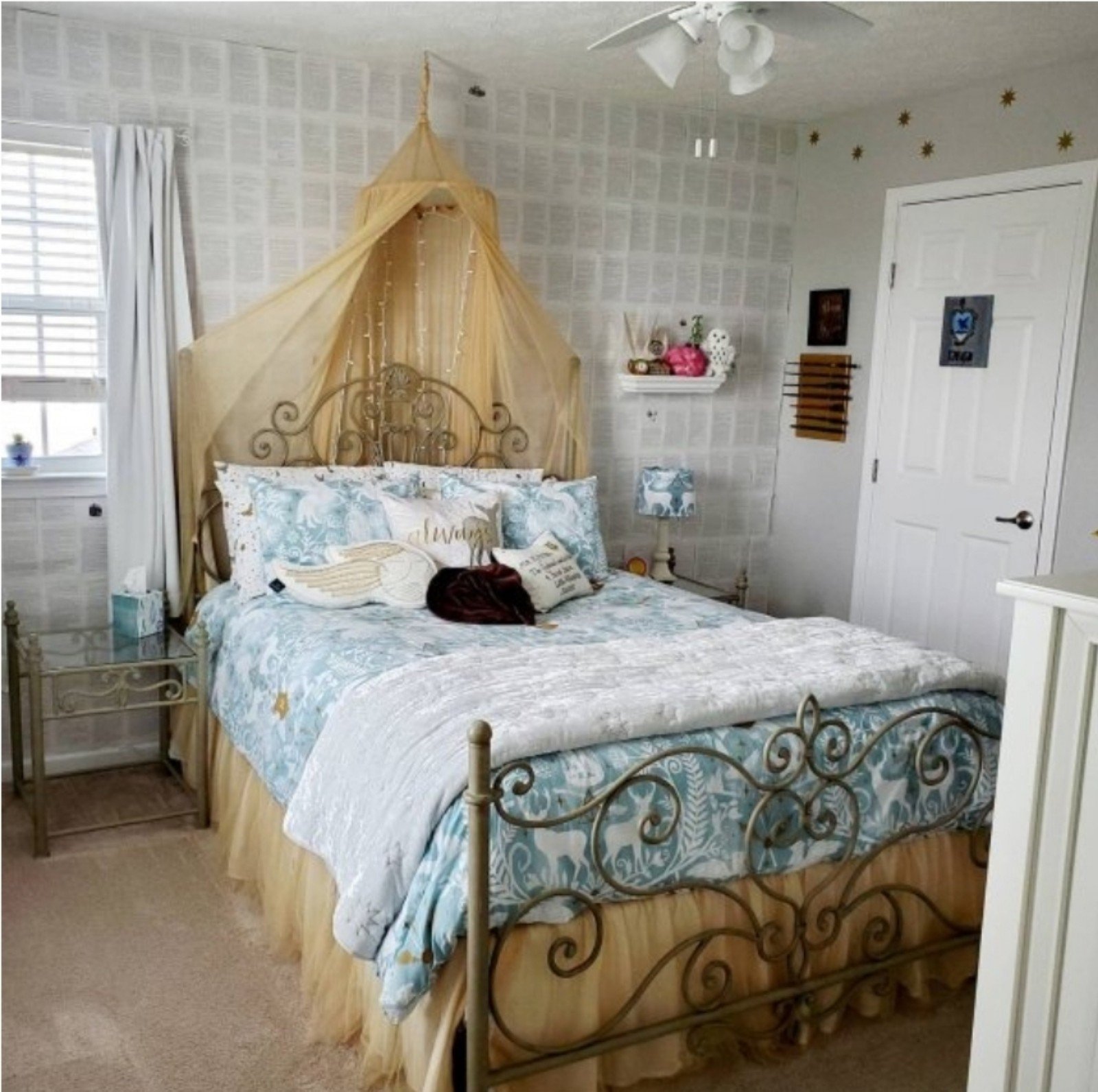 Harry potter pottery barn bed spread