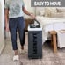 Laundry Basket with Wheels, 75L Collapsible Laundry Hamper, Clothes Hamper