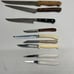Lot of 9 kitchen knives. They all stainless steel. Made in USA. vintage.