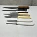 Lot of 9 kitchen knives. They all stainless steel. Made in USA. vintage.