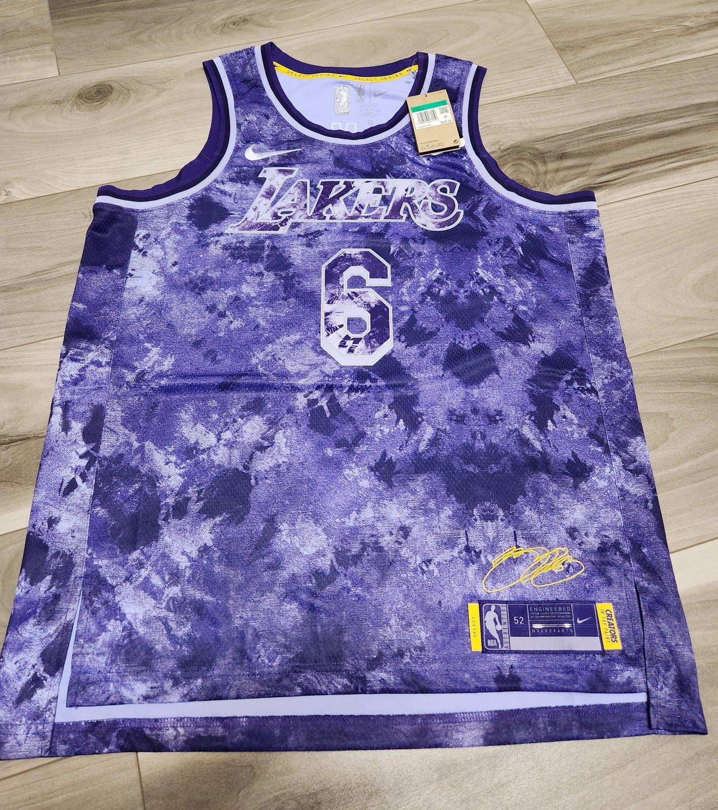 New Nike LeBron James Purple Swingman Jersey various sizes