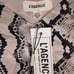 L'AGENCE Jane Spaghetti Strap Python Print Silk Top XS