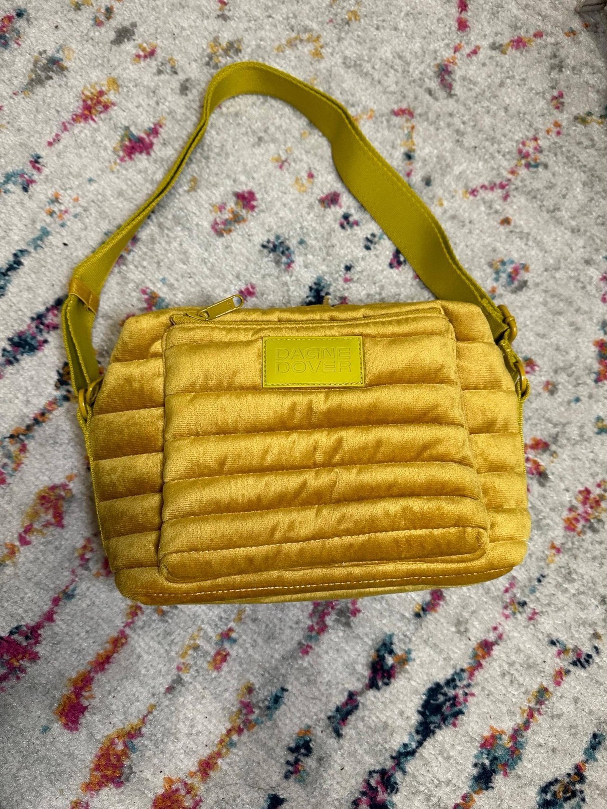 Dagne Dover Micah Crossbody Bag in Ochre puff