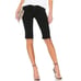 HUDSON Amelia Cut Off Knee Shorts Womens Size 26 Black Denim Pedal Pushers NEW