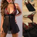 Womens Lace Babydoll + G string set