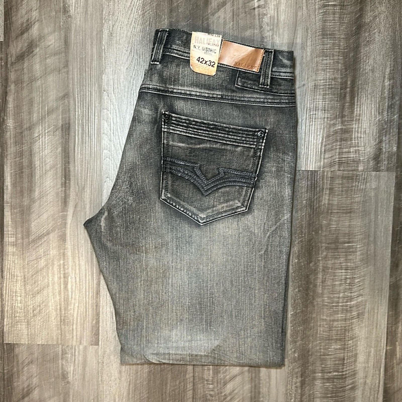 Halifax Vintage Relaxed Straight Jeans - 42x32