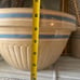 Vintage Yellowware Picket Fence Mixing Bowl