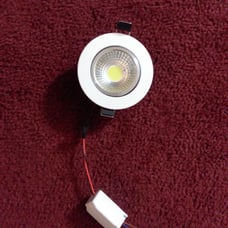 10 inset low watt led lights w/dim capable