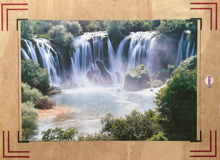 Waterfalls Vintage 1989 Import Import Poster 24 x 35