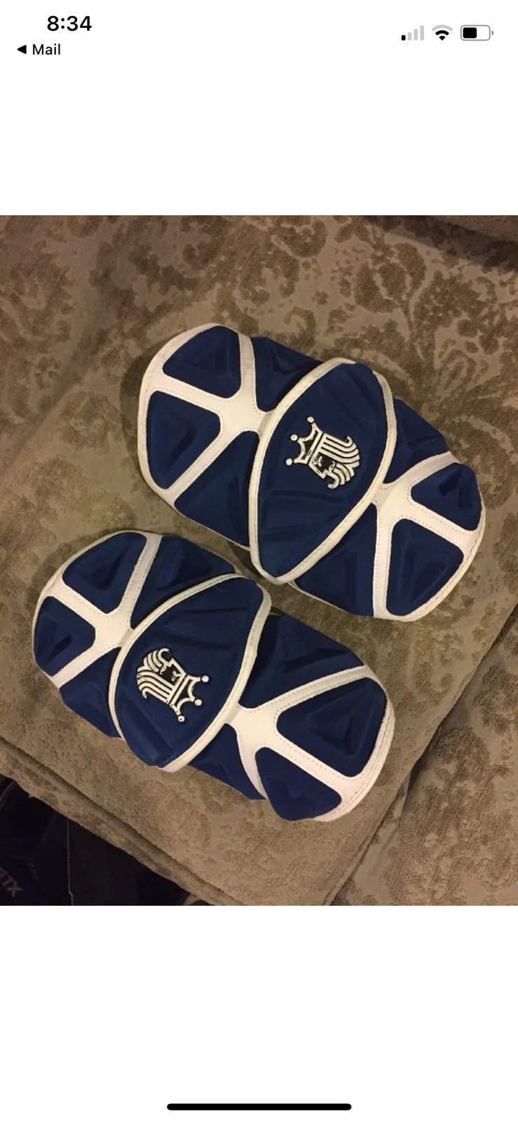 MEN'S BLUE BRINE ELBOW PADS SIZE L
