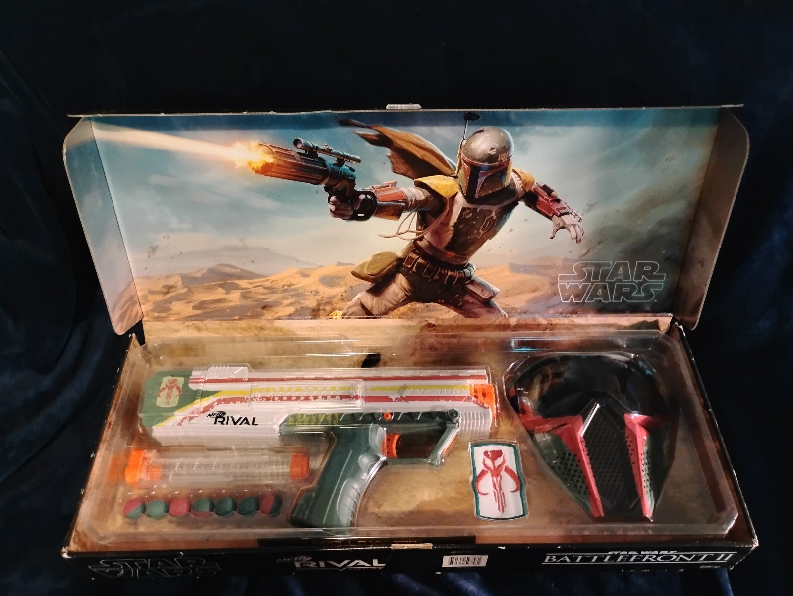 NERF RIVAL STAR WARS APOLLO XV-700 BLASTER FACE MASK BOBA FETT * RETIRED