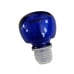 Cobalt Blue Mid Century Glass Decanter Genie Bottle With Plastic Tip Cork 14.5