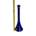 Cobalt Blue Mid Century Glass Decanter Genie Bottle With Plastic Tip Cork 14.5