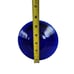 Cobalt Blue Mid Century Glass Decanter Genie Bottle With Plastic Tip Cork 14.5