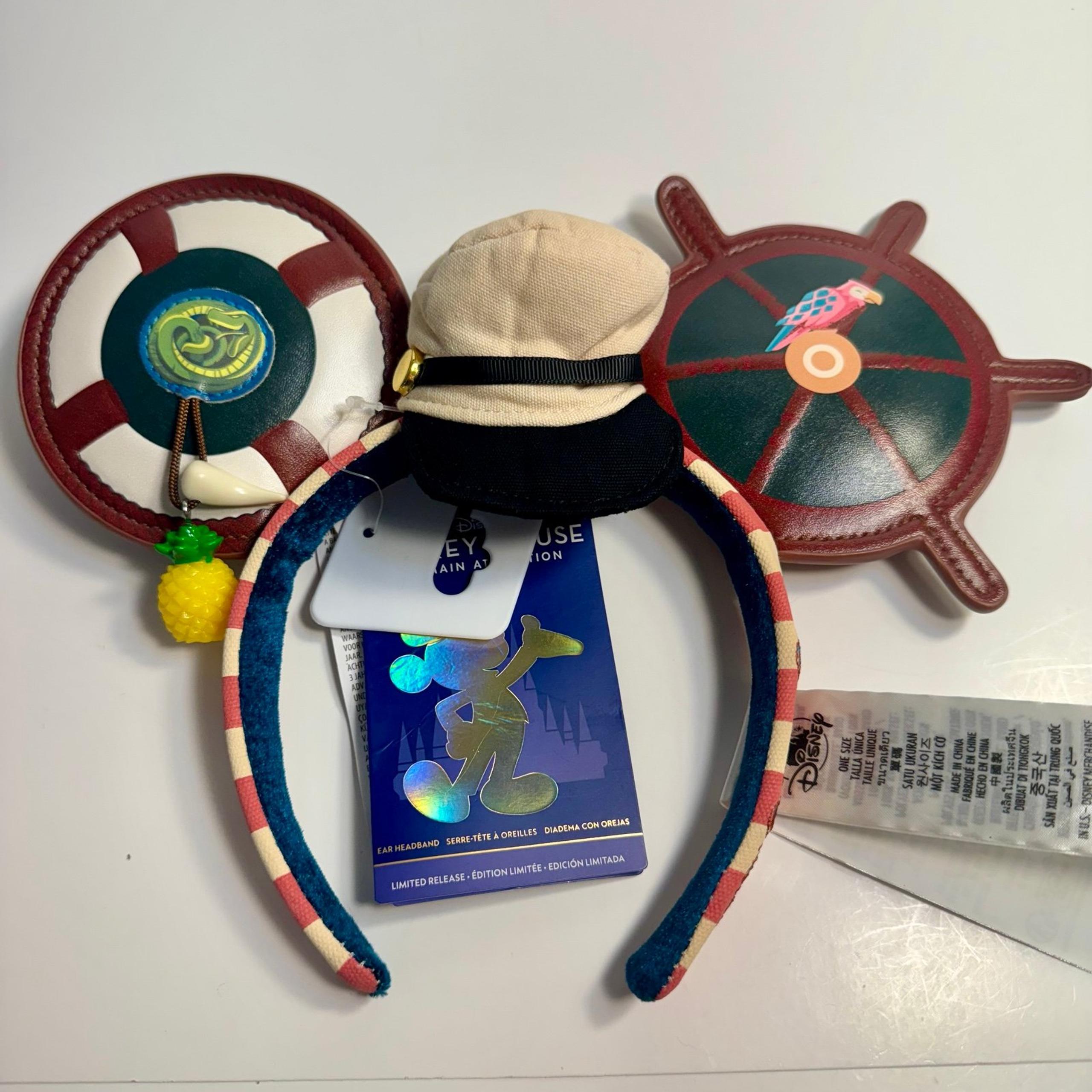 NWT. Disney Jungle Cruise ears. Mickey Mouse The Main Attraction Ear Headband –