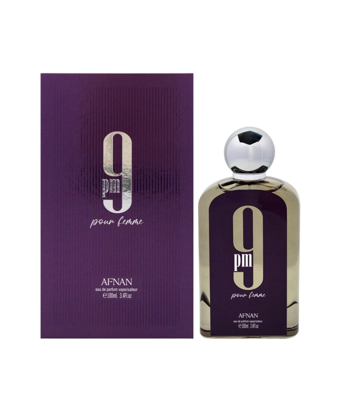 Afnan 9 PM Pour Femme for Women - 3.4 oz EDP Spray