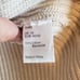Wrap Asymmetrical Zip Sweater Cardigan 100% Cotton Large