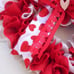 Valentine Wreath for Fron Door, Valentine’s Day Decor.