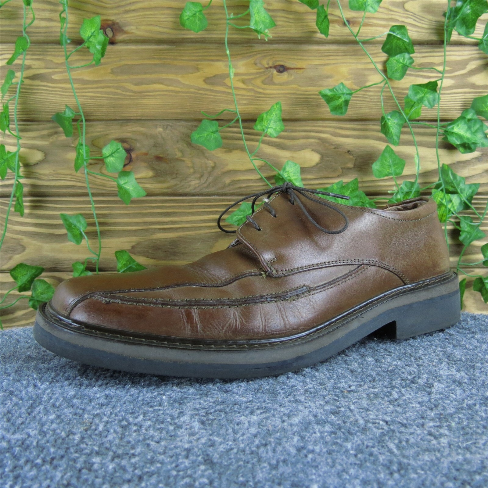 Structure Men's Derby Oxfords Brown Leather Size 10.5 Medium Used 2025