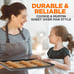 8-Piece Nonstick Stackable Bakeware Set Baking Tray Set-SANDLK12