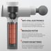 Powerboost Deep Tissue Percussion Full Body Massager w/ Attachments