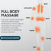 Powerboost Deep Tissue Percussion Full Body Massager w/ Attachments