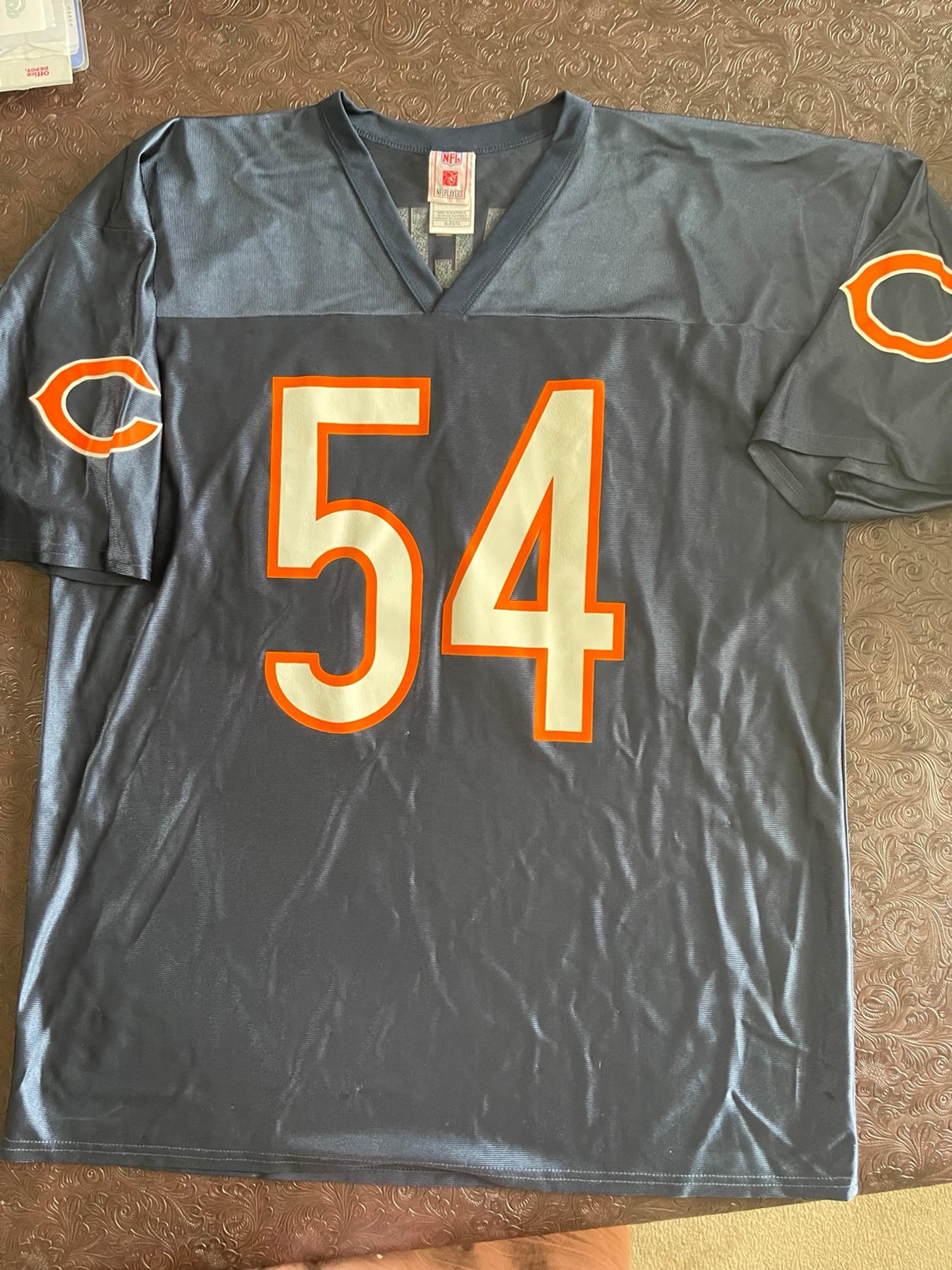 NFL Chicago Bears Brian Urlacher Mens Jersey, #54, NFL Players, Size XL, EUC
