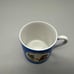 Vintage RARE Flinstones Mini Mug Shot Glass Blue Bedrock City Custer SD 2”