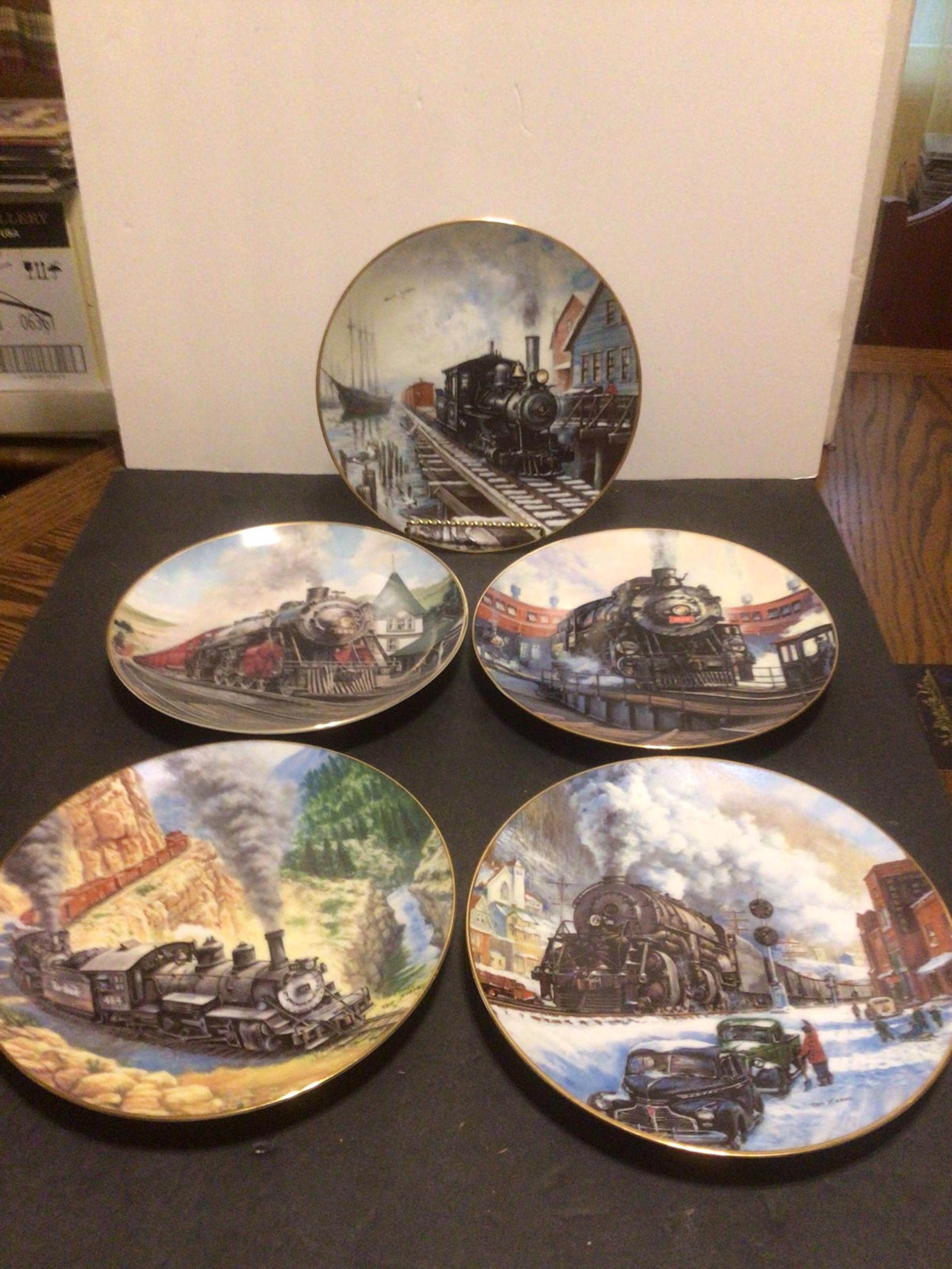 10 1993 Train plates - Hamilton Collection