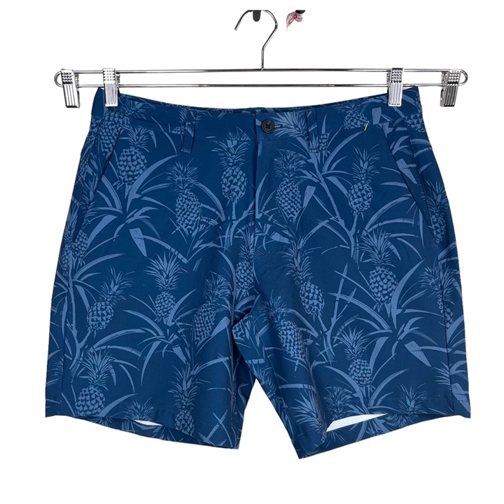 Bonobos Coast to Coaster Performance Shorts Pineapple blue sz 33