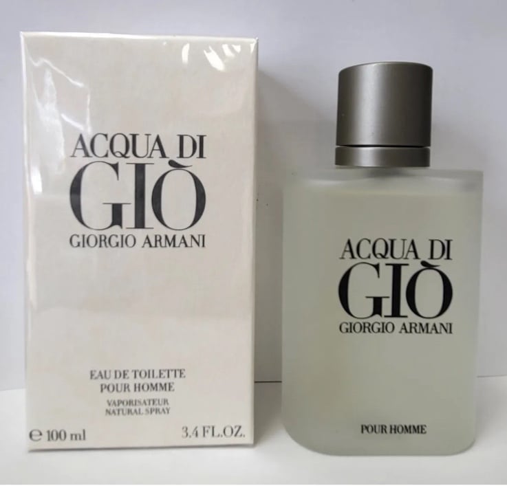 Giorgio Armani Acqua Di Gio 3.4oz Men's Eau De Toilette Spray Brand New Sealed