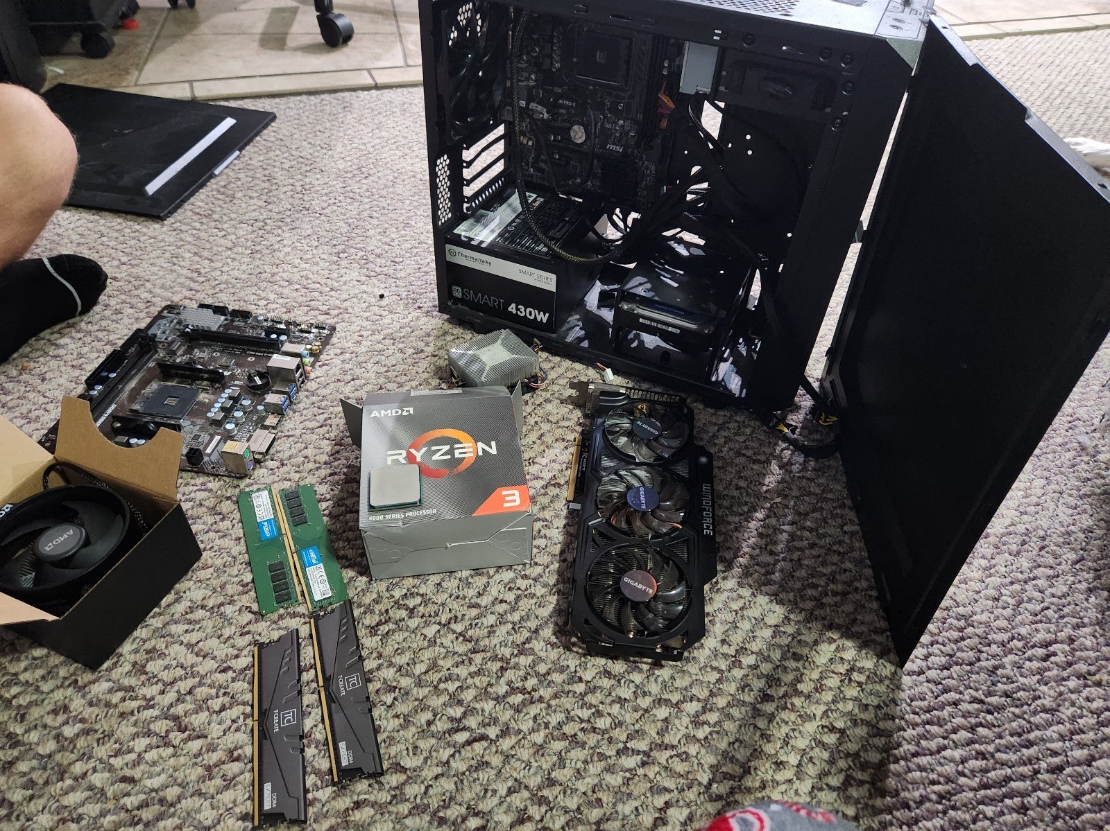 Computer Tower with parts