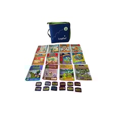LeapFrog LeapPad Lot Of 12 Books & Cartridges With Carry Case Pre-K-1st Grade