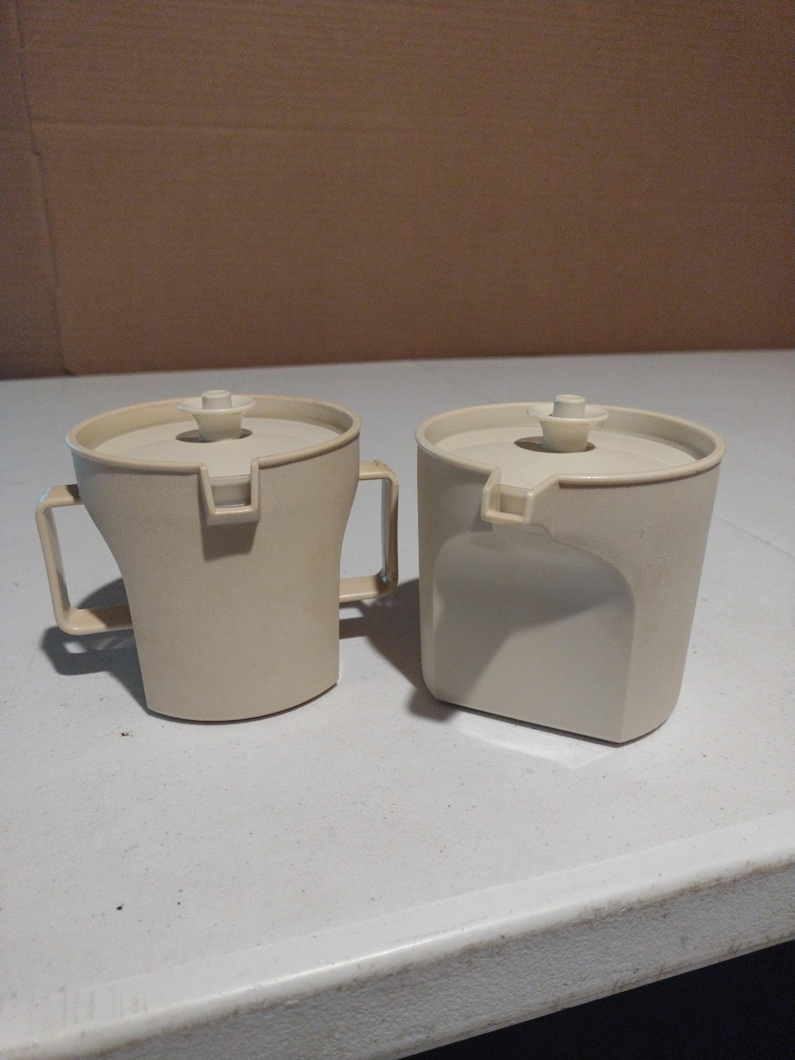 cream and sugar pitchers - Tupperware