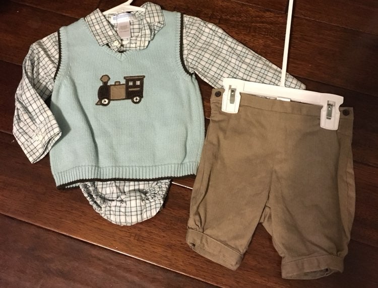 Janie And jack Train Knicker 6-12 months