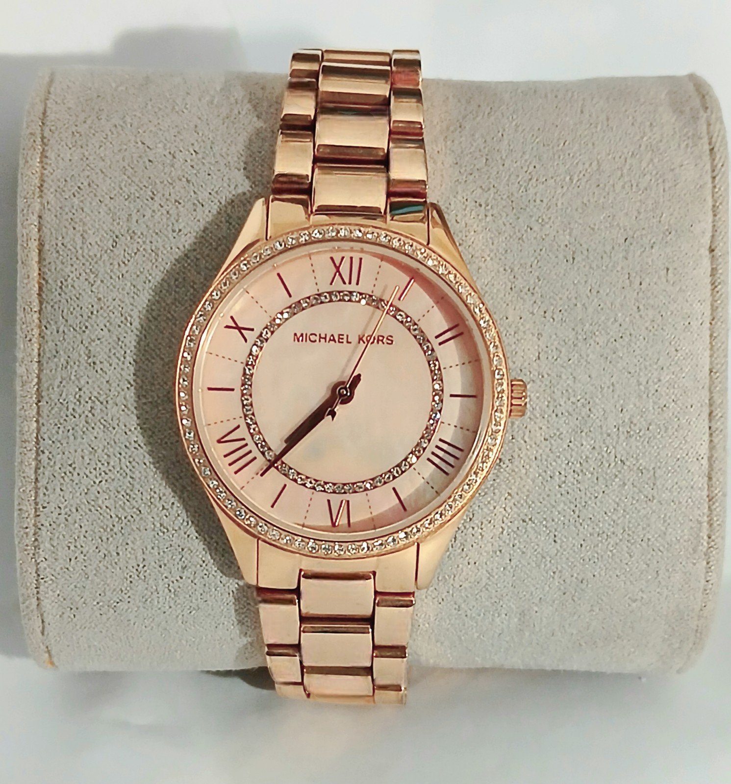 michael kors watch pearl face