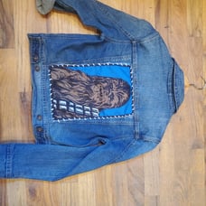 Custom Star Wars Chewbacca Denim Jacket